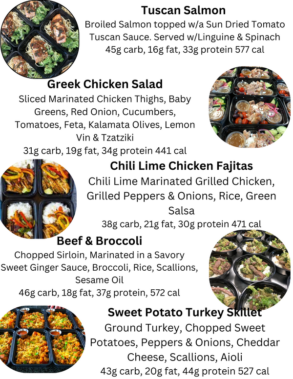 MIX & MATCH 7 WEEKLY MEALS PLAN