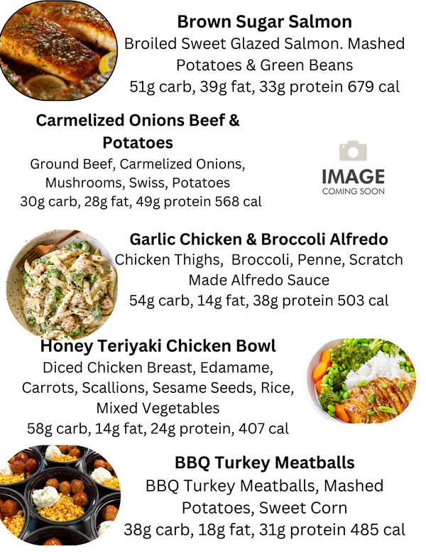 MIX & MATCH 5 WEEKLY MEALS PLAN
