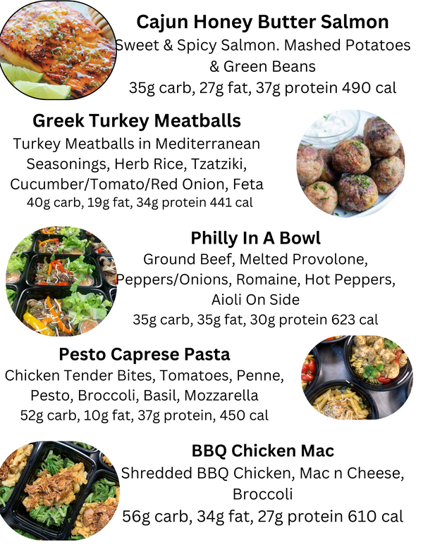 MIX & MATCH 5 WEEKLY MEALS PLAN