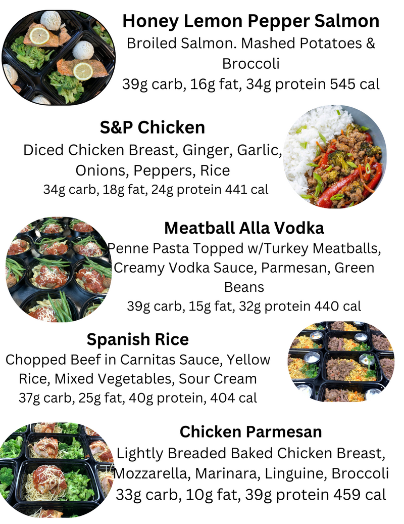 MIX & MATCH 6 WEEKLY MEALS PLAN