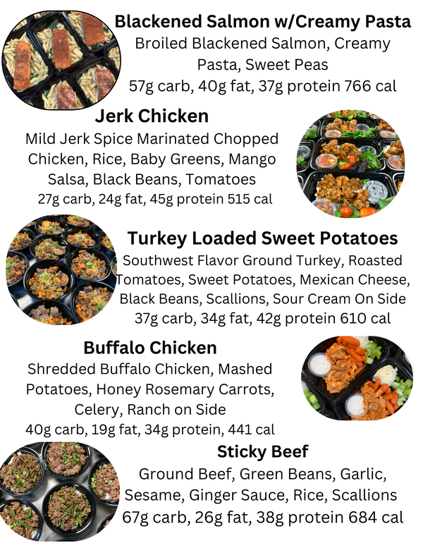 MIX & MATCH 5 WEEKLY MEALS PLAN