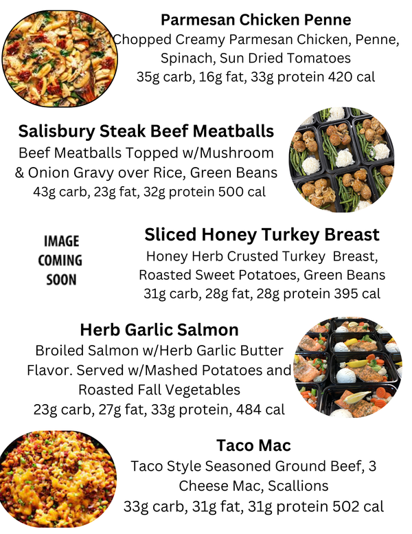 MIX & MATCH 5 WEEKLY MEALS PLAN