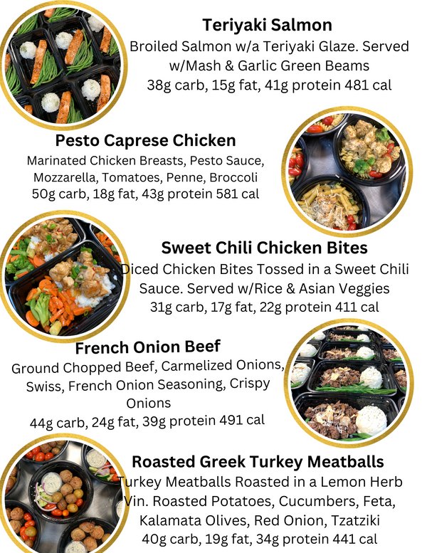 MIX & MATCH 5 WEEKLY MEALS PLAN