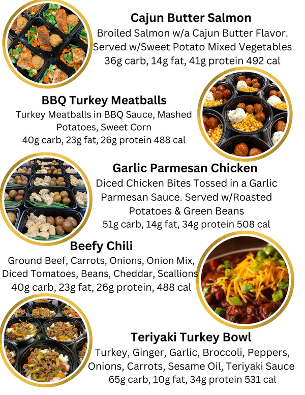 MIX & MATCH 5 WEEKLY MEALS PLAN