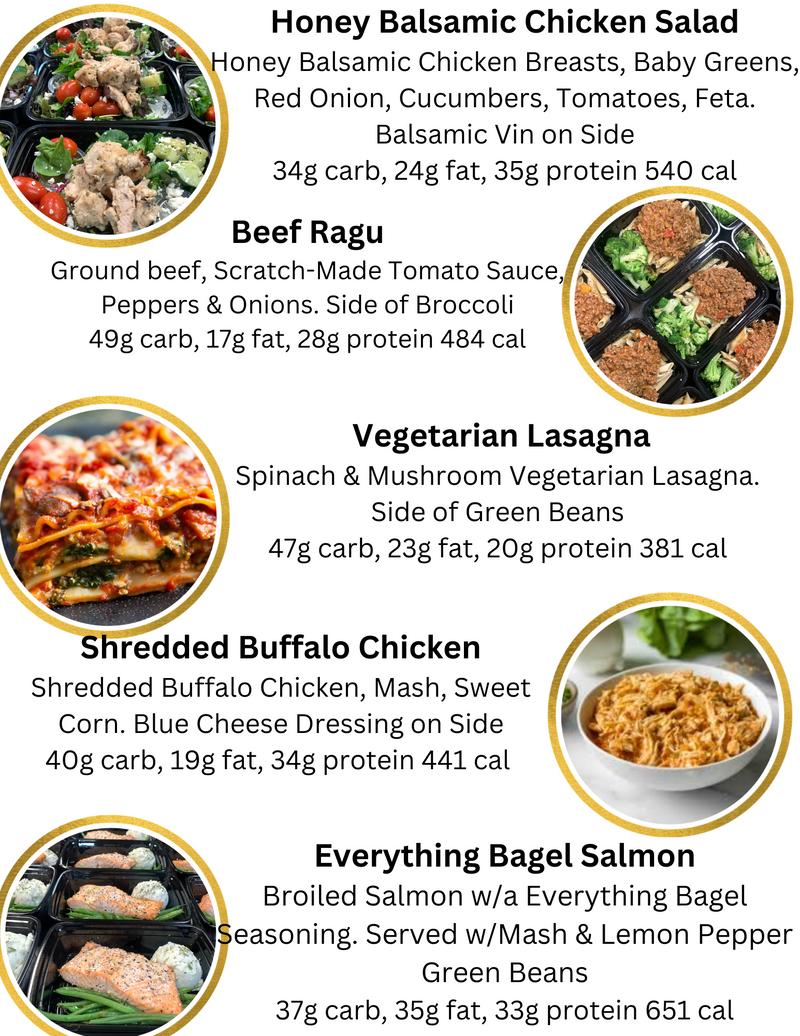 MIX & MATCH 10 WEEKLY MEALS PLAN